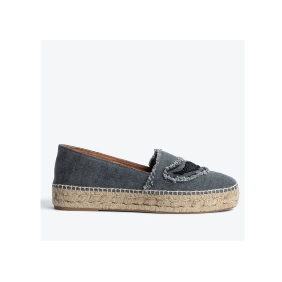 Zadig & Voltaire Canvas Espadrilles in Black - Picture 8 of 8